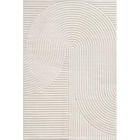 Webteppich Elio Cremefarben ca. 140x200cm - Beige/Creme, KONVENTIONELL, Textil (140/200cm) - Novel