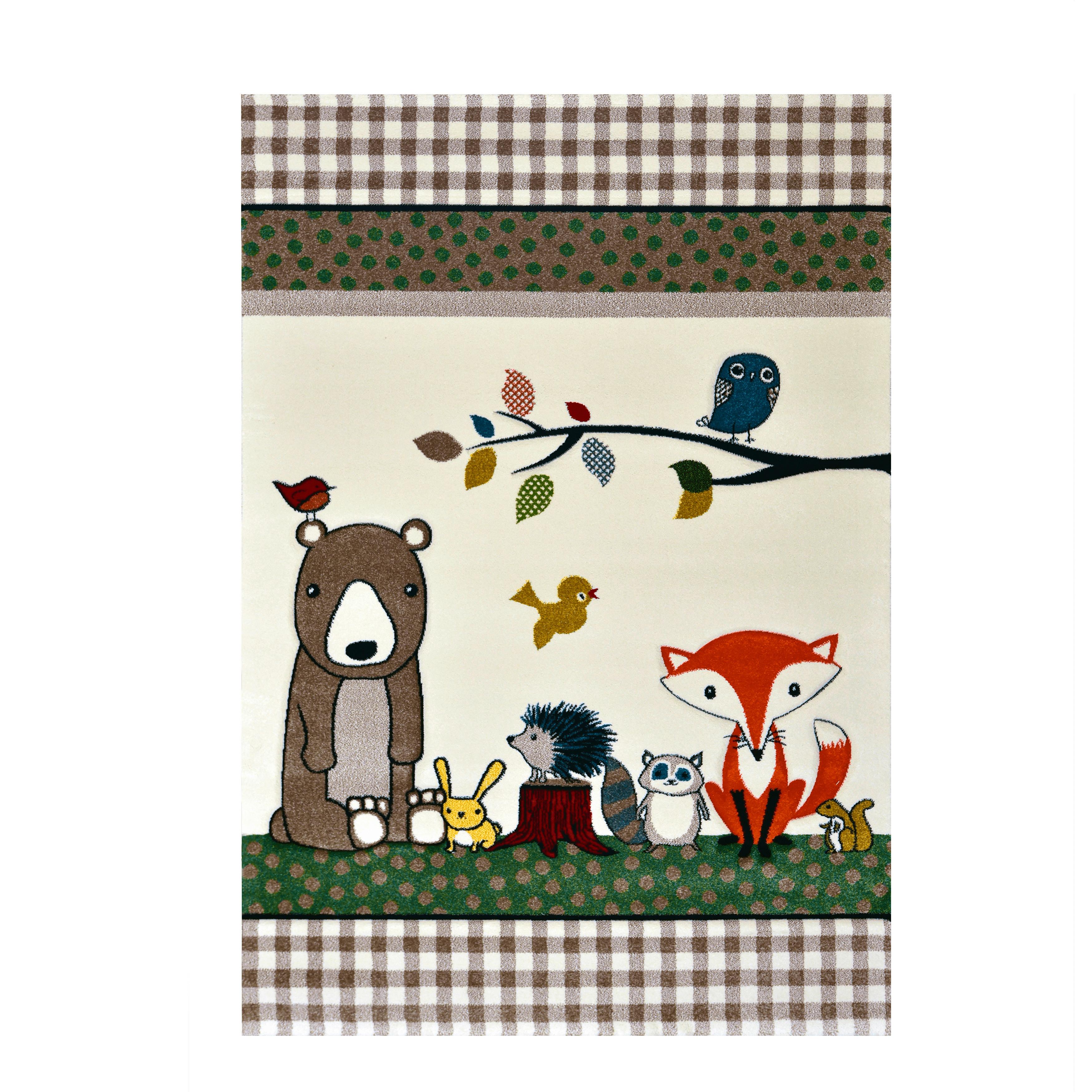Kinderteppich Diamond Kids Creme ca. 120x170cm - Creme, KONVENTIONELL, Textil (120/170cm)