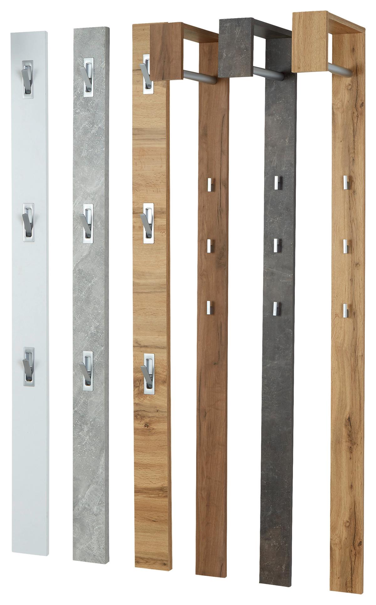 Cuier perete Enzo - gri, Modern, material pe bază de lemn (12/175/2,8cm) - Modern Living