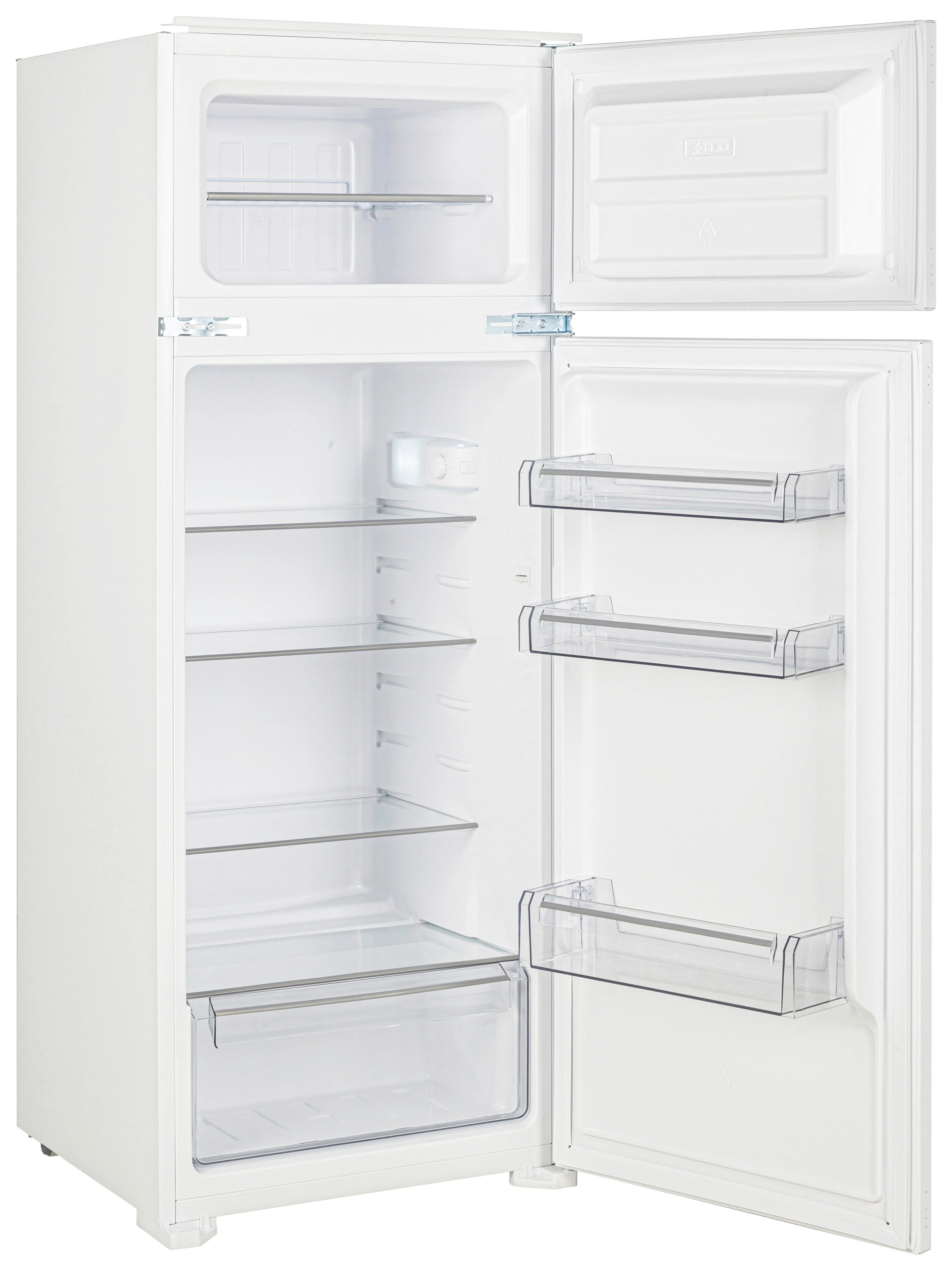 Kühl-Gefrier-Kombination EKHTMFSE Schlepptürtechnik - Weiß, Basics, Glas/Kunststoff (54/145/54cm) - Mican