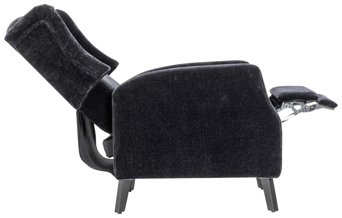 Relaxsessel Cosy Schwarz - Schwarz, MODERN, Holz/Textil (68/104/87cm) - Mömax