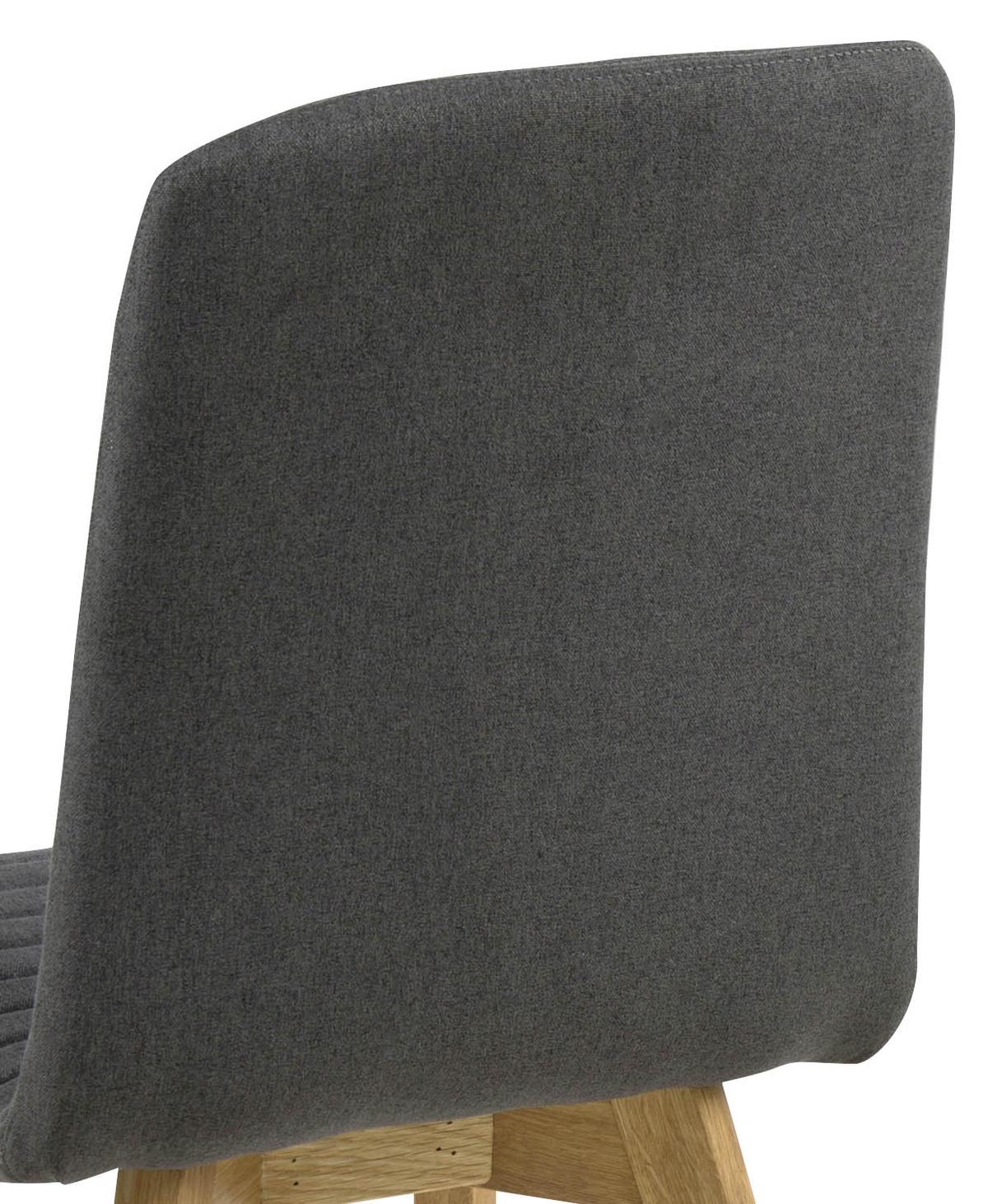 KRZESŁO AROSA -PO- - kolor dębowy/antracytowy, Lifestyle, tkanina/drewno (42/90/43cm) - Livetastic