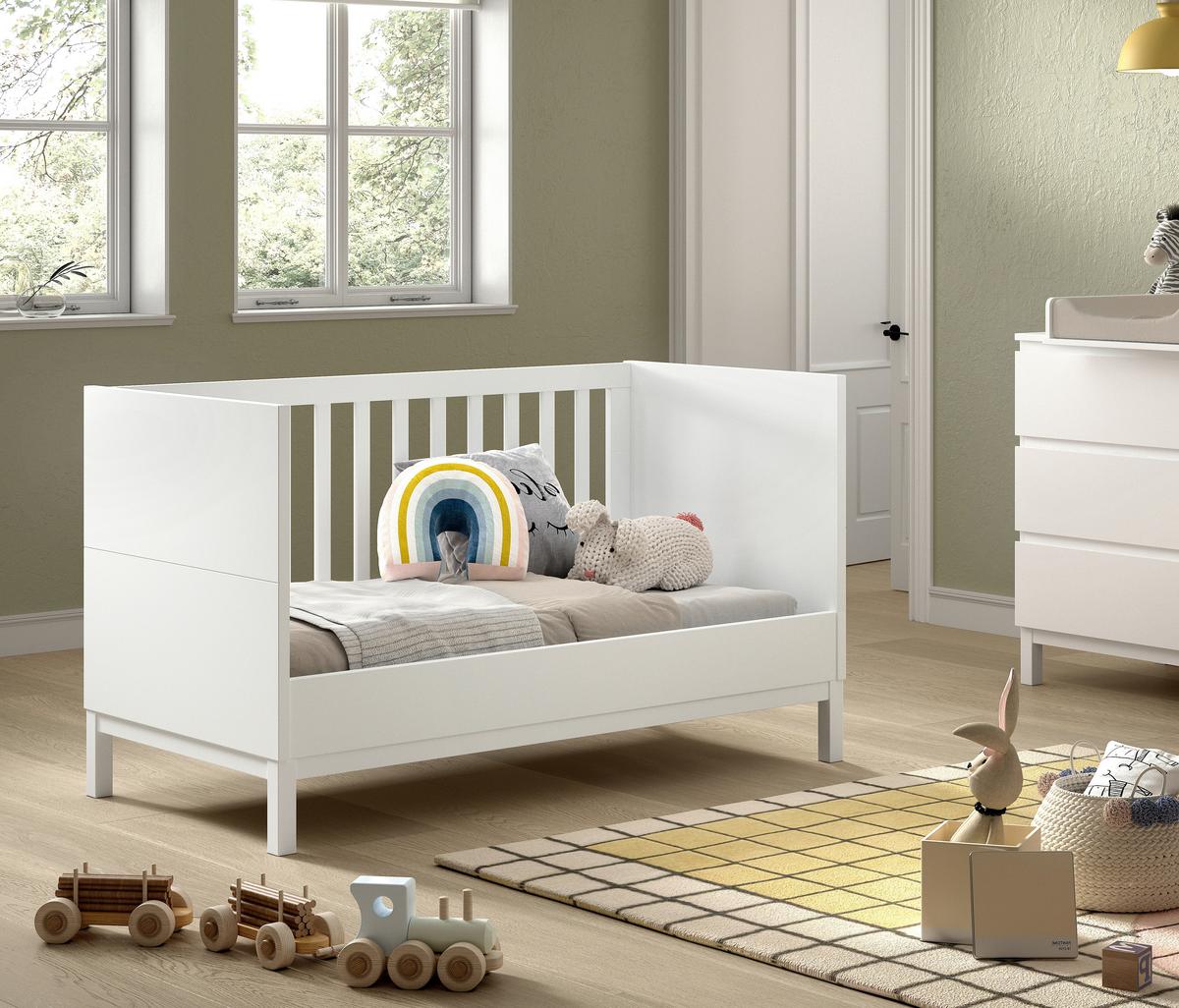 Kinderzimmer Eva 2-tlg. Weiß - Weiß, MODERN, Holz/Holzwerkstoff - Vipack