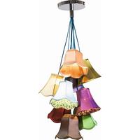 LAMPA WISZĄCA 31592 SALOON FLOWERS 9 - różnokolorowy, Design, metal/tkanina (60/116/60cm) - Kare-Design