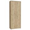 Ormar Za Cipele Alice Springs - siva/hrast Artisan, Basics, drvni materijal/plastika (75/192/35cm) - Modern Living