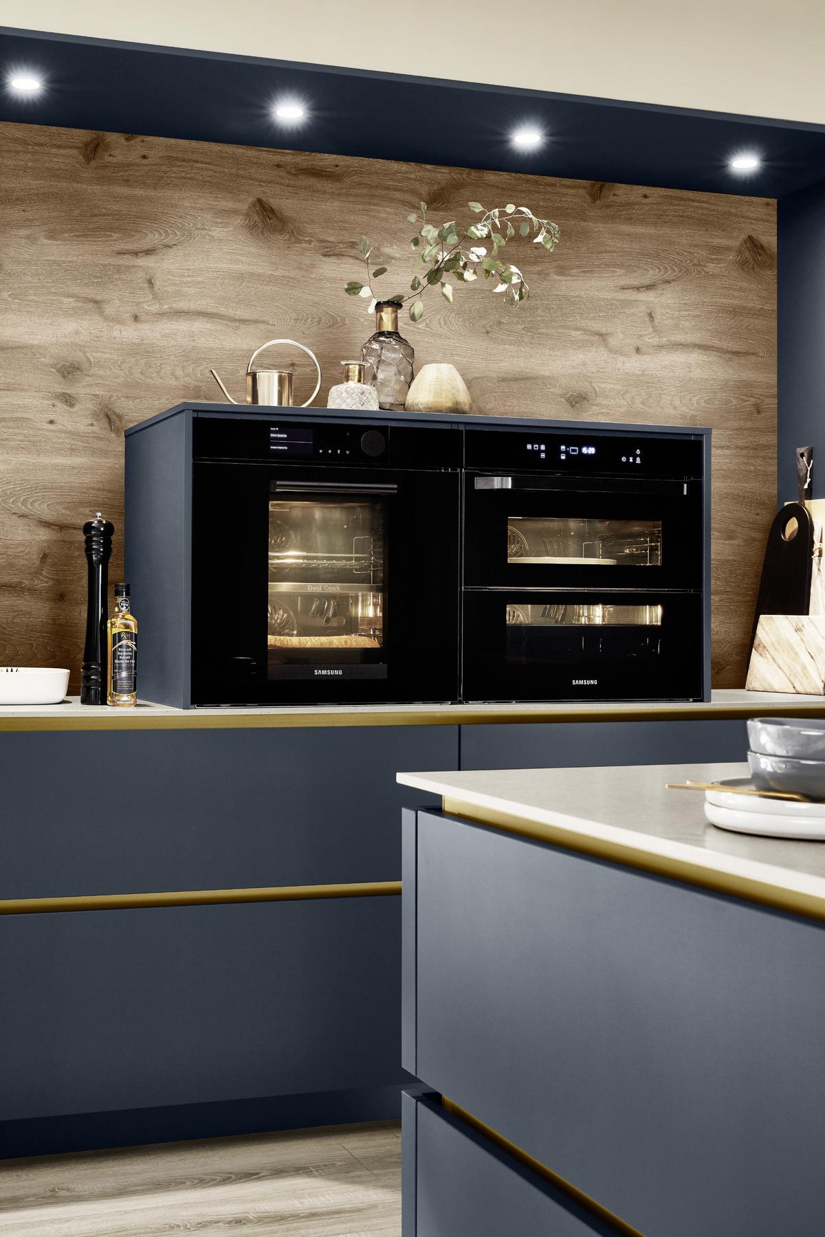 Kuhinja Z Otokom Easytouch - Moderno, leseni material - Nobilia