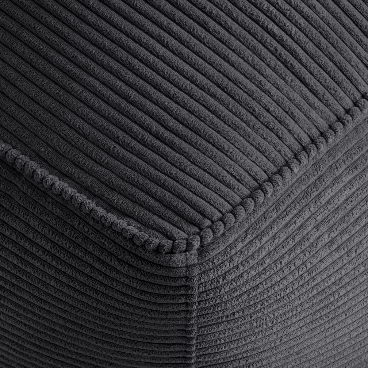 Sitzsack Caroline Anthrazit - Anthrazit, MODERN, Textil (75/84/88cm) - Mömax