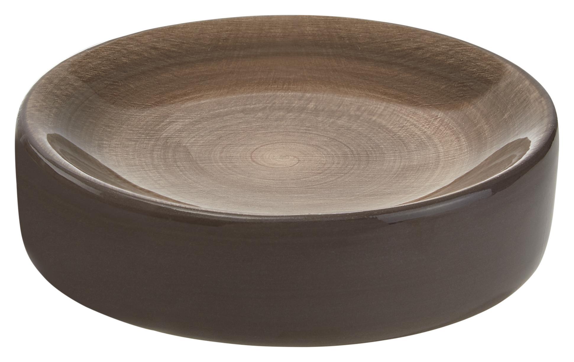 Seifenschale Damian Taupe - Taupe, MODERN, Stein (10,3/10,3/2,5cm)