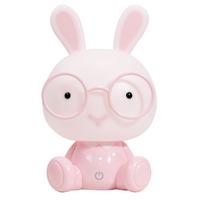 Kindertischleuchte Bunny Pink max. 3 Watt - Pink, Basics, Kunststoff (14/14/22cm)