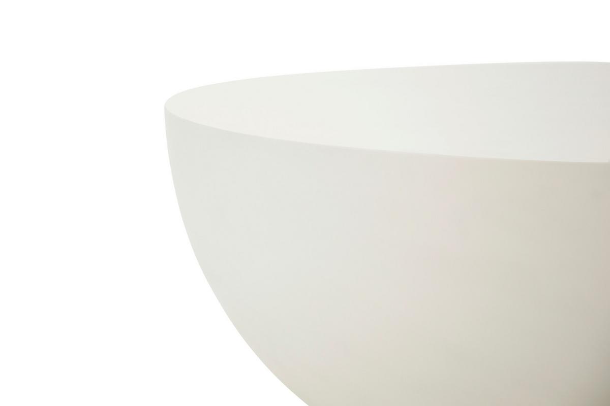 Loungetisch Chronos Weiß - Weiß, MODERN, Stein (87/35cm) - Gardenson