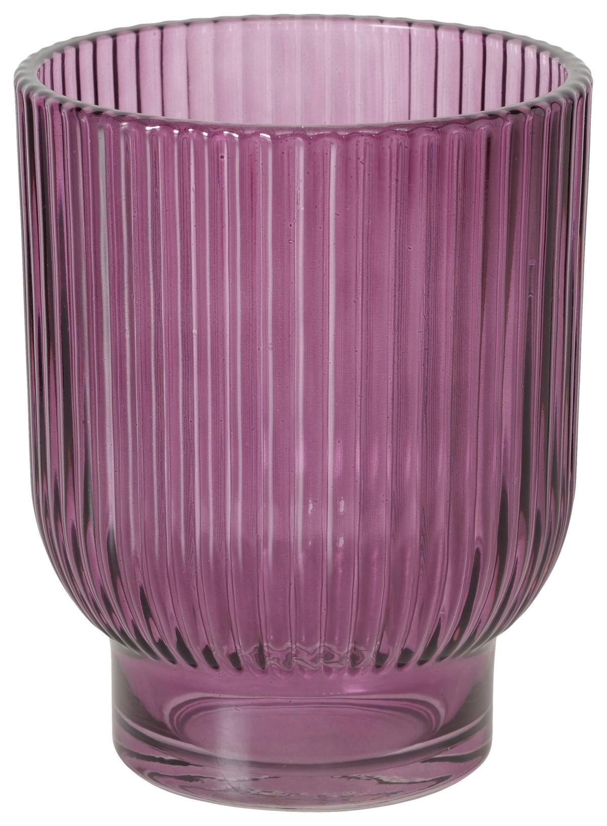 Windlicht Herka II diverse Farben - KONVENTIONELL, Glas (10/12,5cm) - Mömax