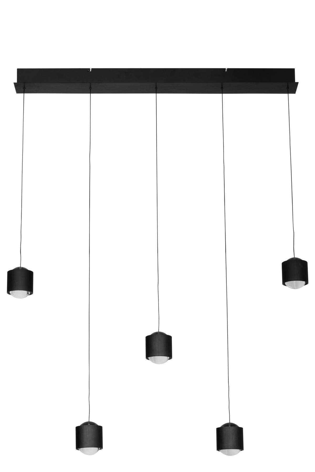 LAMPA WISZĄCA LED COLUMBIA *SBN* - czarny, Design, tworzywo sztuczne/metal (90/10/170cm) - Novel