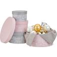 DARILNA ŠKATLA LILETTE - S - siva/bela, Romantika, karton (13/8cm) - Mömax modern living DARILNA ŠKATLA LILETTE - S - siva/bela, Romantika, karton (13/8cm) - Mömax modern living