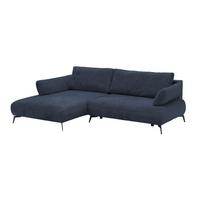 Kutna Garnitura Madison - plava/crna, Moderno (186/92/284cm) - Modern Living