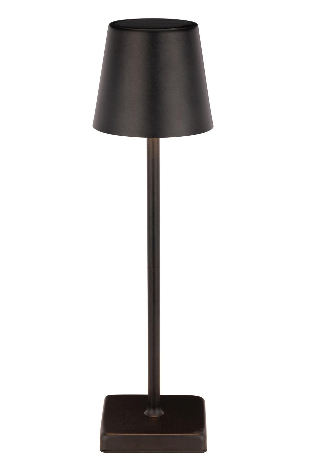 LAMPA SOLARNA MOBILE - czarny/biały, Basics, tworzywo sztuczne/metal (10,7/38cm) - Ambia Garden