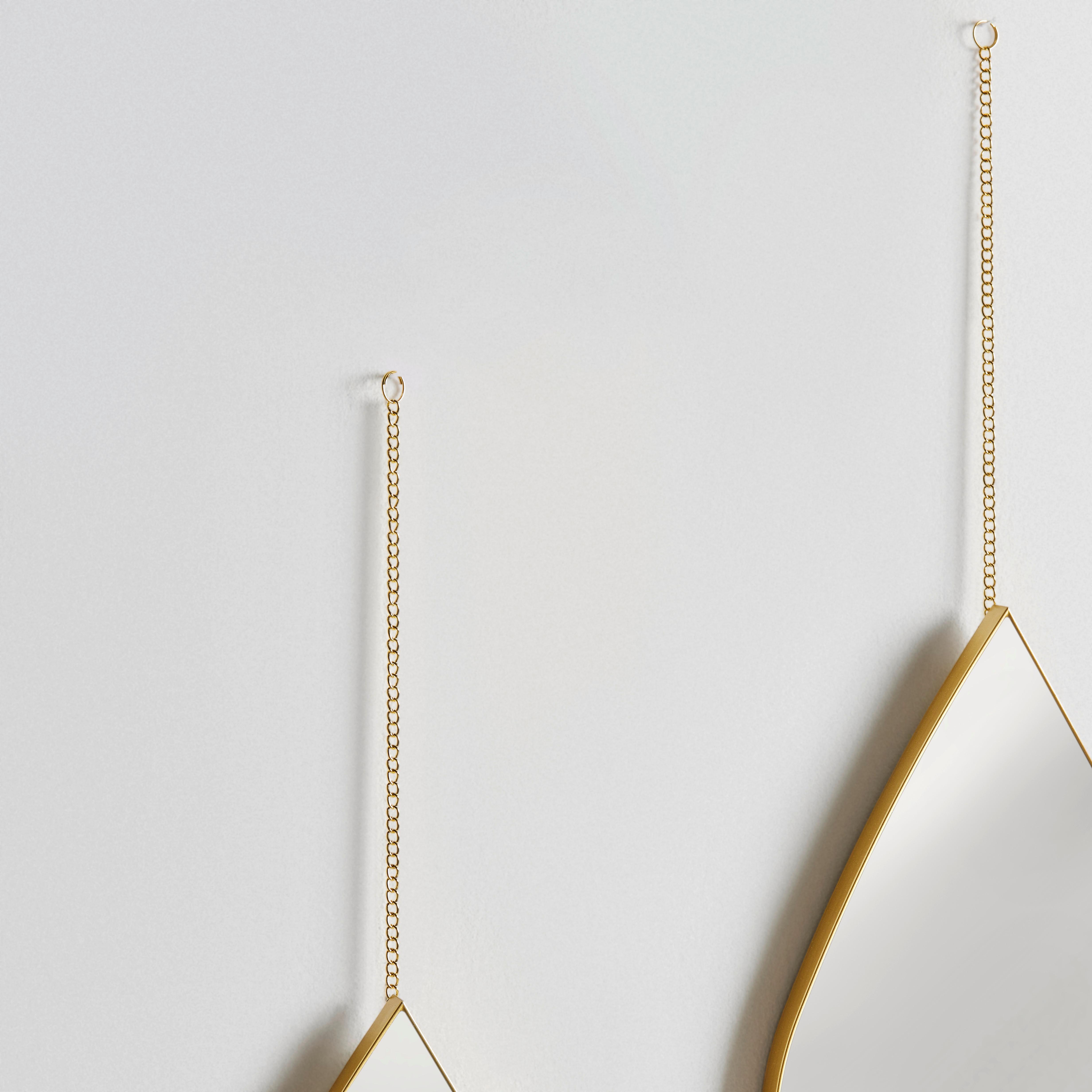 SPEGELSET MILENA GOLD -SB- - guldfärgad, Lifestyle, glas/plast (19/28/1,1cm) - Mömax