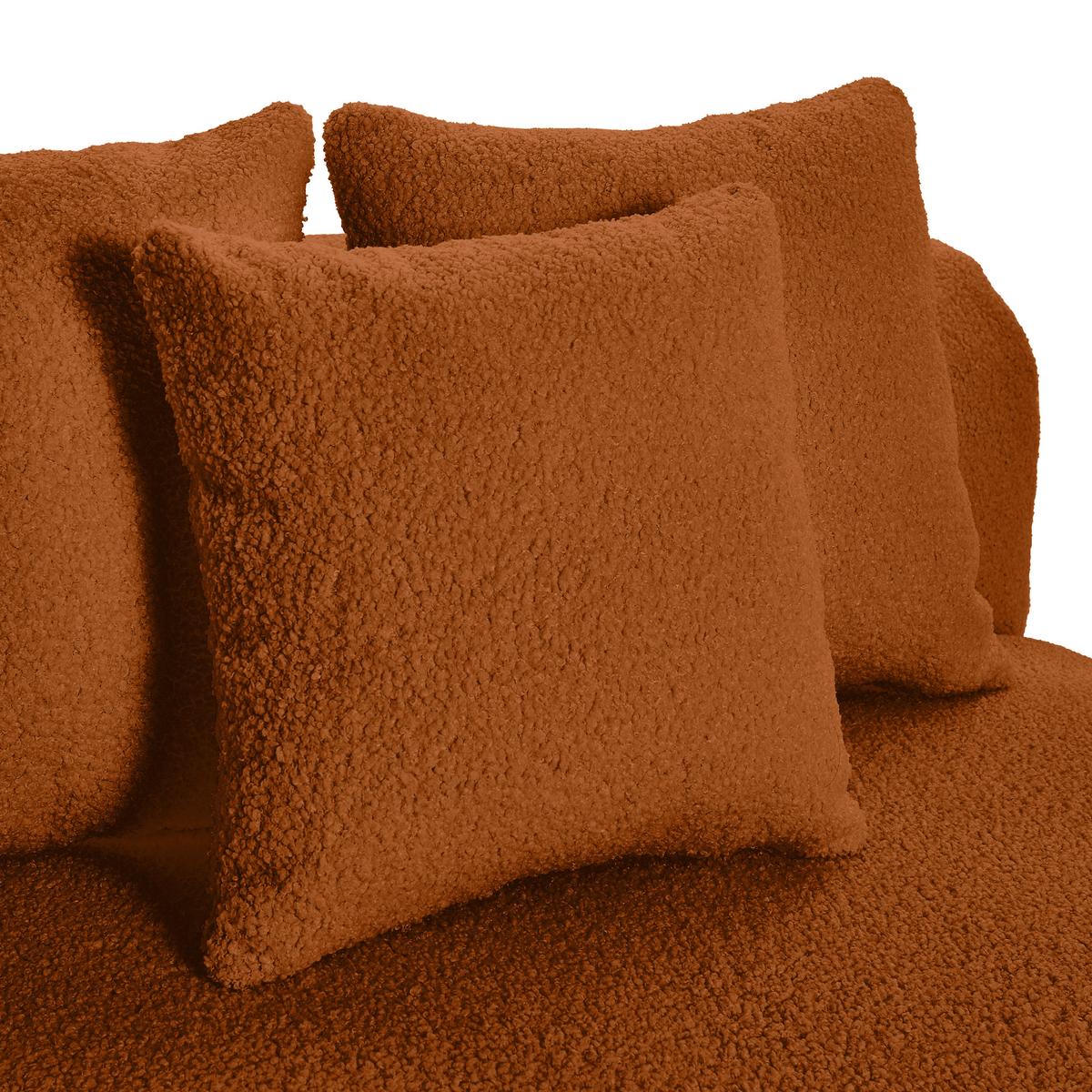 Modul Sofaelement Bloom Rostfarben - Rostfarben, Trend, Textil (100/70/122cm) - Livetastic