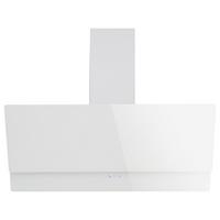 DUNSTABZUGSHAUBE RESPEKTA NIKA 90 CM - Weiß, Trend, Glas/Metall (89,5/34,5-109,5/38,5cm) - Respekta