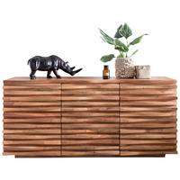 Komoda Boha, Pravi Les - barve akacije, Design, les (160/75/43cm) - MID.YOU