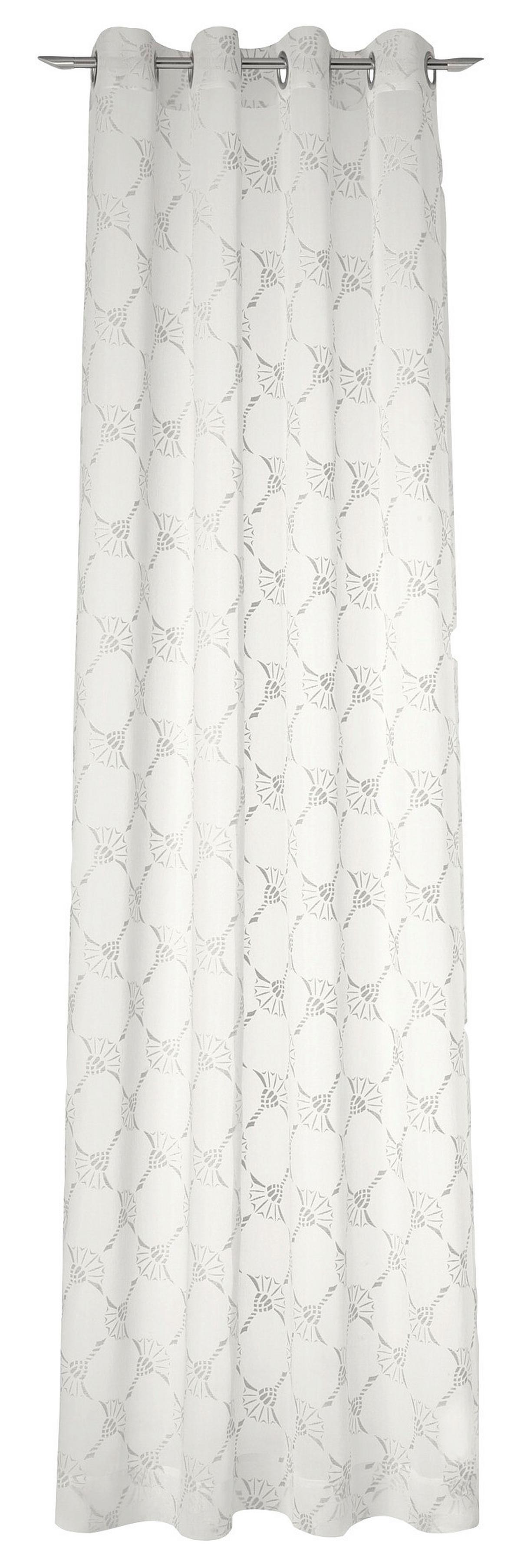 ZASŁONA NA PRZELOTKACH J-AIRY JOOP! - biały, Design, tkanina (140/250cm) - Joop!