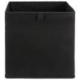 Aufbewahrungsbox Nino in Schwarz - Schwarz, MODERN, Karton/Textil (32/32/32cm) - Modern Living Aufbewahrungsbox Nino in Schwarz - Schwarz, MODERN, Karton/Textil (32/32/32cm) - Modern Living