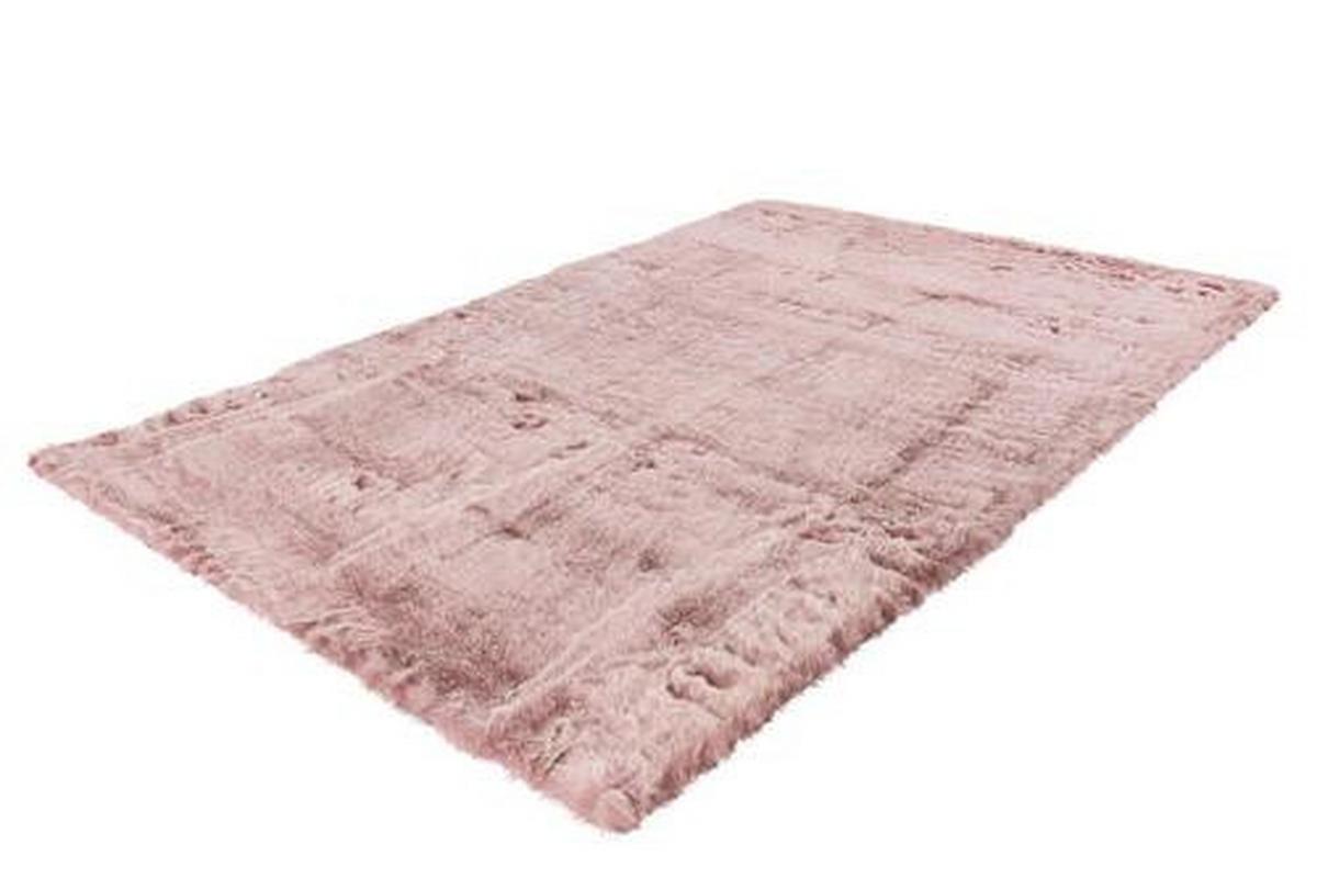 Hochflorteppich Tender - Rosa, Design, Textil (160/230cm) - Kayoom