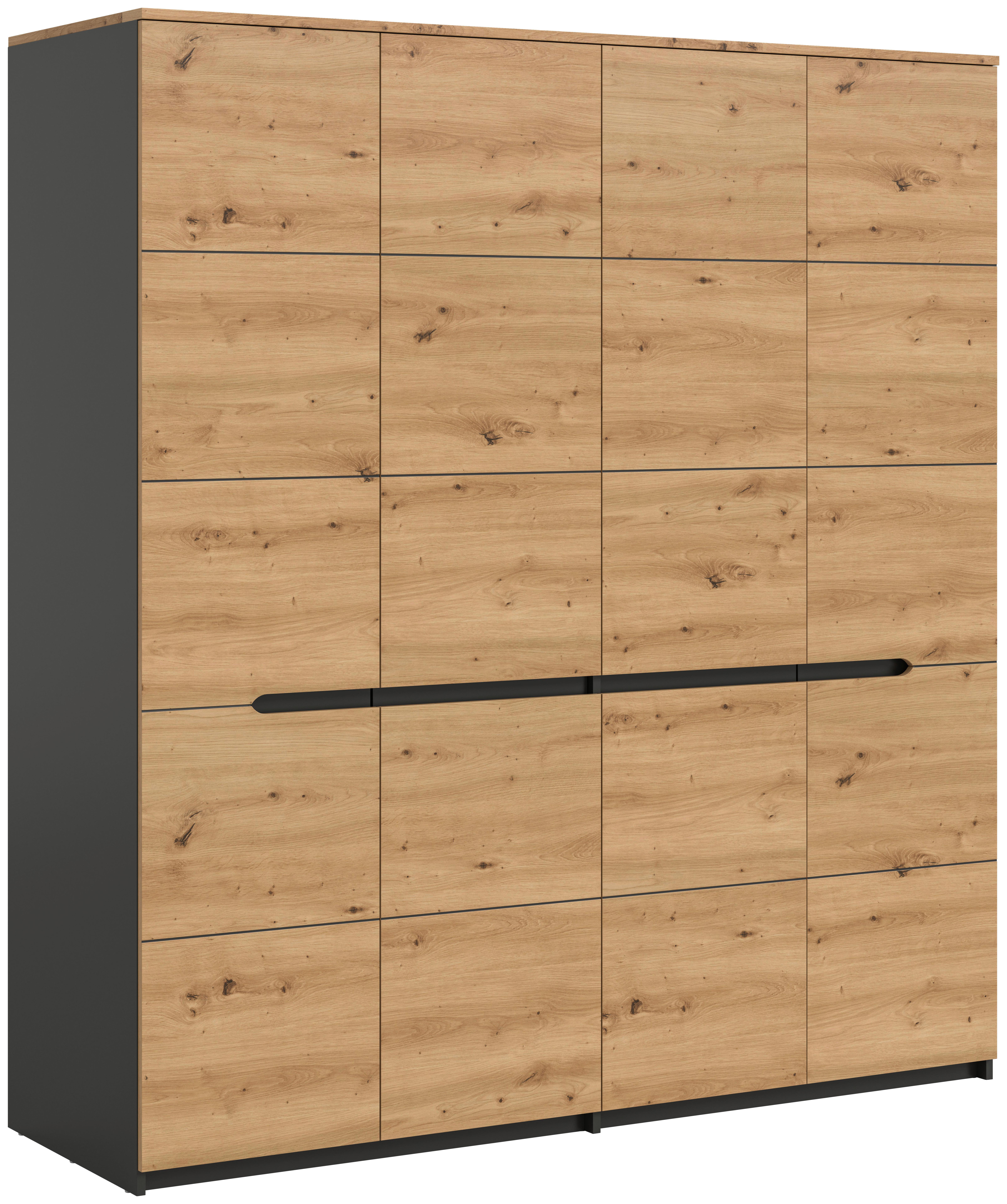 Drehtürenschrank CANU Eiche Artisan - Eiche Artisan, MODERN, Holzwerkstoff (180/198/59cm) - MID.YOU