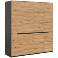 Drehtürenschrank CANU Eiche Artisan - Eiche Artisan, MODERN, Holzwerkstoff (180/198/59cm) - MID.YOU