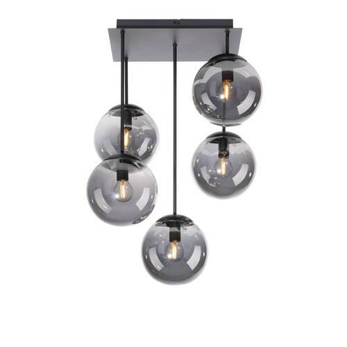 LAMPA SUFITOWA LED BIG WIDOW - czarny, Modern, tworzywo sztuczne/metal (39/39/58,5cm)