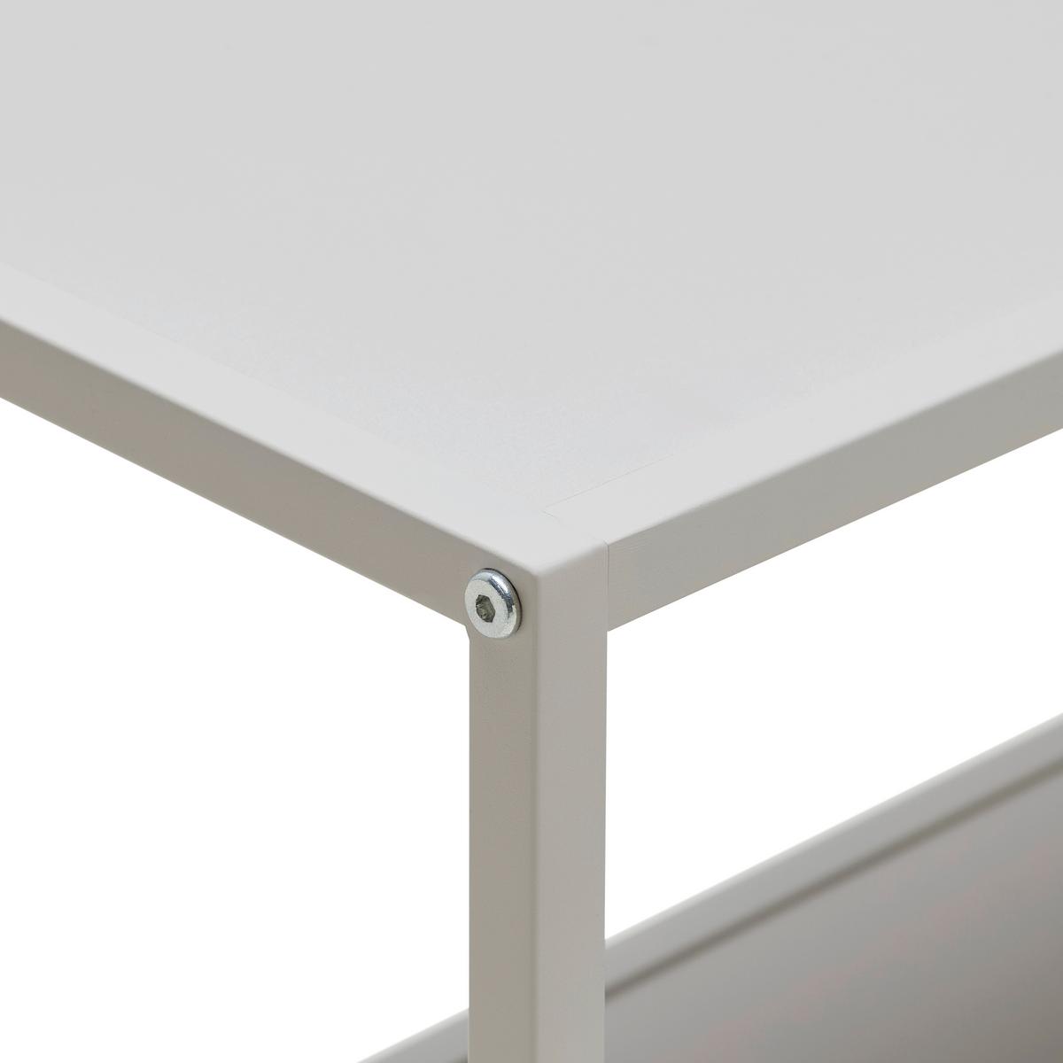 Regal Bastian Kaschmirfarben ca. 77x68x30cm - Kaschmir, Modern, Holzwerkstoff/Metall (77/68/30cm) - Based