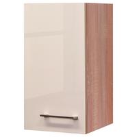 Kuhinjska Zgornja Omarica Nepal, Barva Hrasta - barve nerjavečega jekla/kašmir, Moderno, kovina/leseni material (30/54,8/32cm) - FlexWell