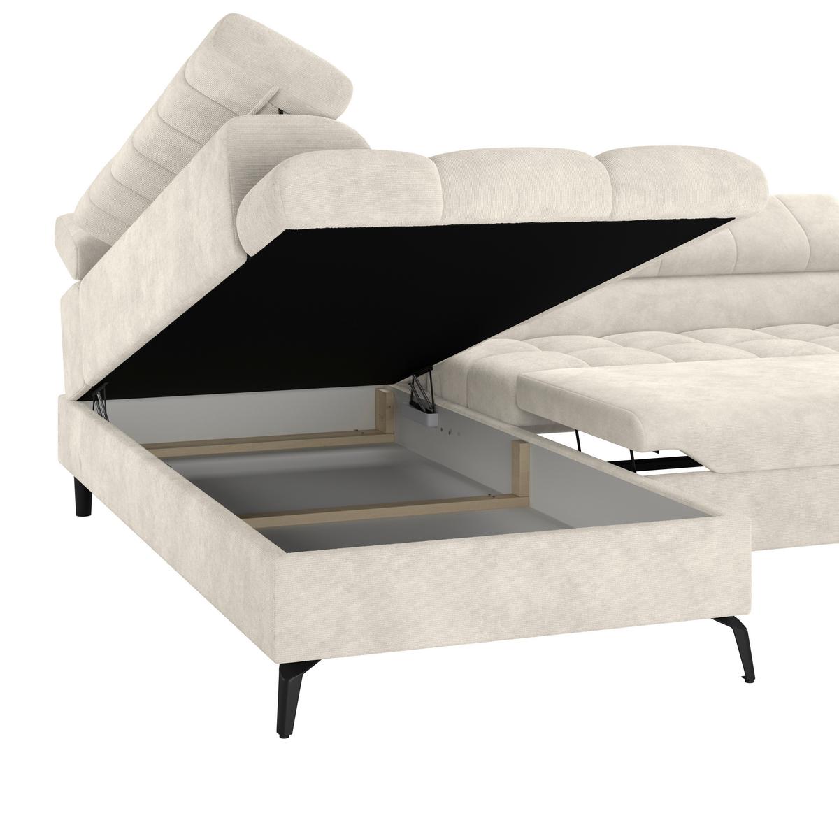 Coltar VOLF - crem/negru, Trend, plastic/textil (203/261cm) - Modern Living