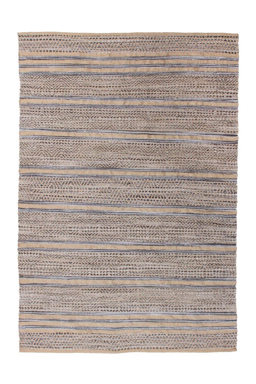 Flachwebeteppich Sienna 810 Grau 160x230 - Grau, Basics, Textil (160/230cm) - Kayoom