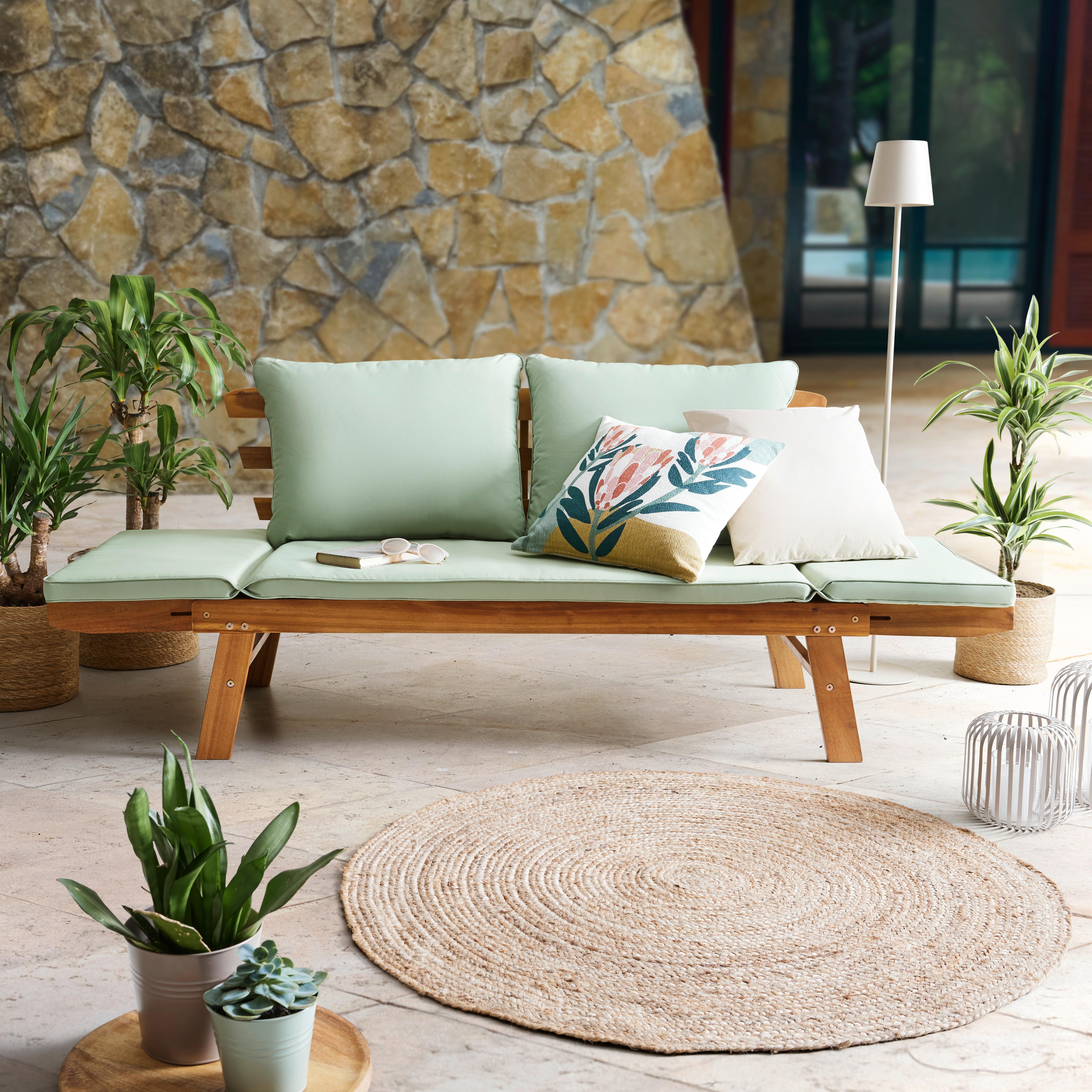 Kerti Pad Mallorca - natúr, Natur, fa/hullámkarton (192/69/72cm) - Mömax