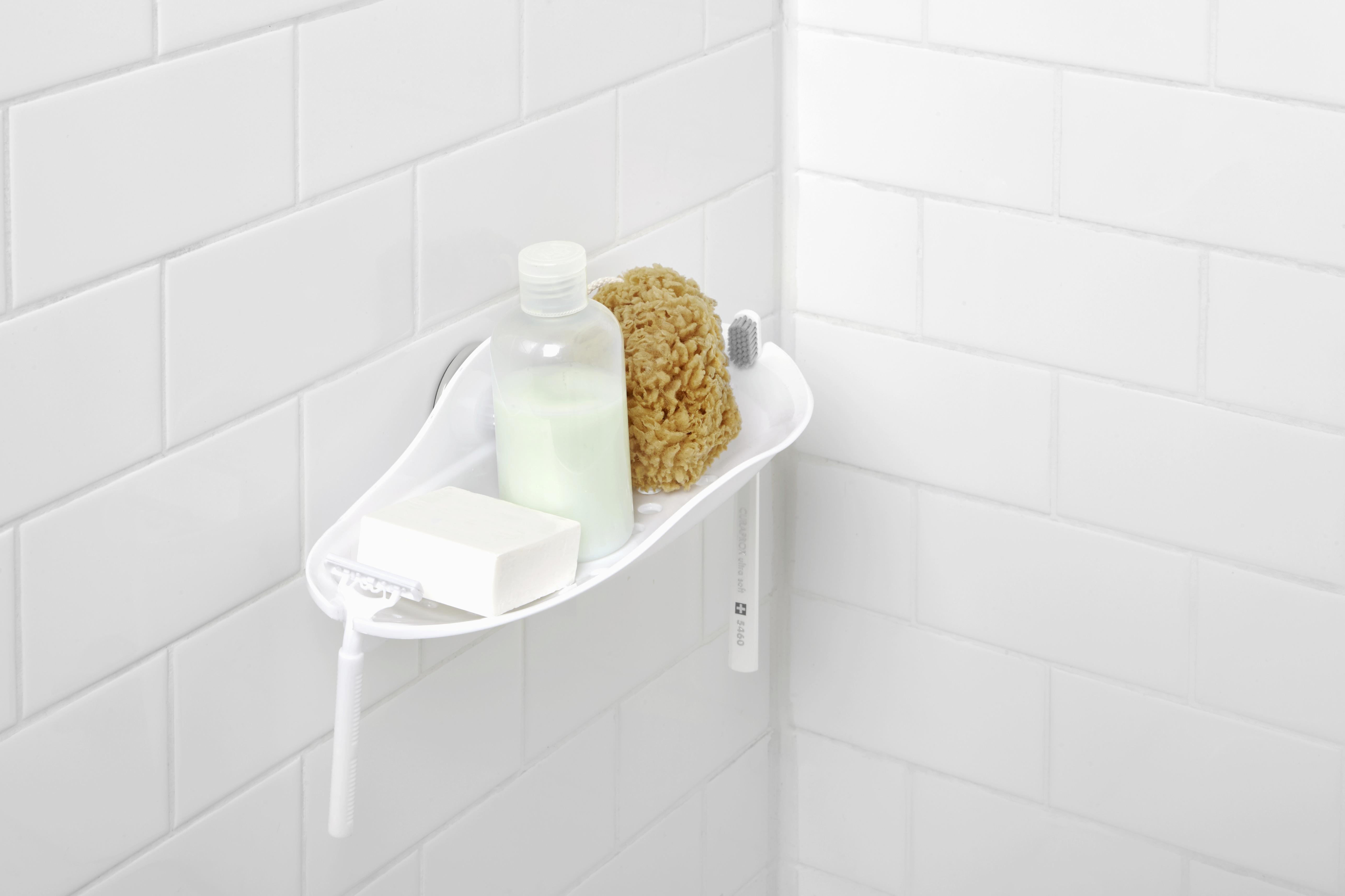 Seifenschale Easy in Weiss - Weiss, Modern, Kunststoff (30,5/13,35/10cm) - Premium Living