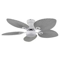 DECKENVENTILATOR 03672W ELISE - Weiss/Opal, Konventionell, Kunststoff/Metall (107/28,5cm) - Globo