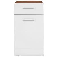 Komoda Avensis New - črna/barve hrasta, Konvencionalno, umetna masa/leseni material (45/85,4/37cm) - Mömax