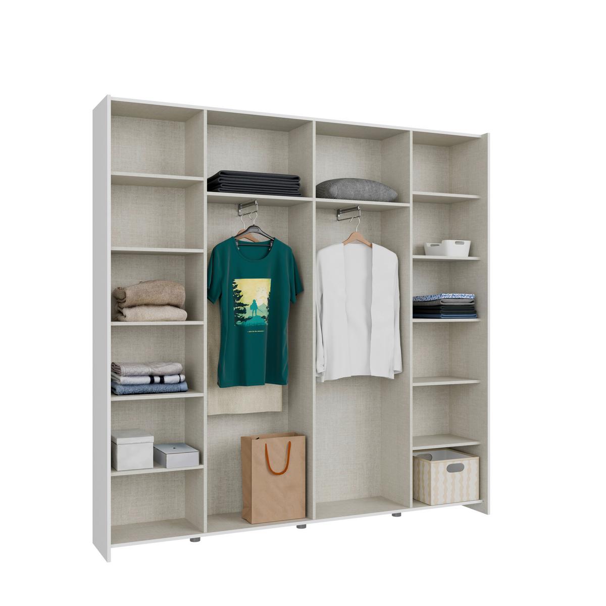 Ormar S Kliznim Vratima Home Nook - bijela, Basics, drvni materijal (200,1/210/39,1cm) - Modern Living