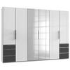 Ormar S Klasičnim Vratima Level 36 D - bijela/boje grafita, Moderno, drvni materijal/metal (300/216/58cm) - Modern Living