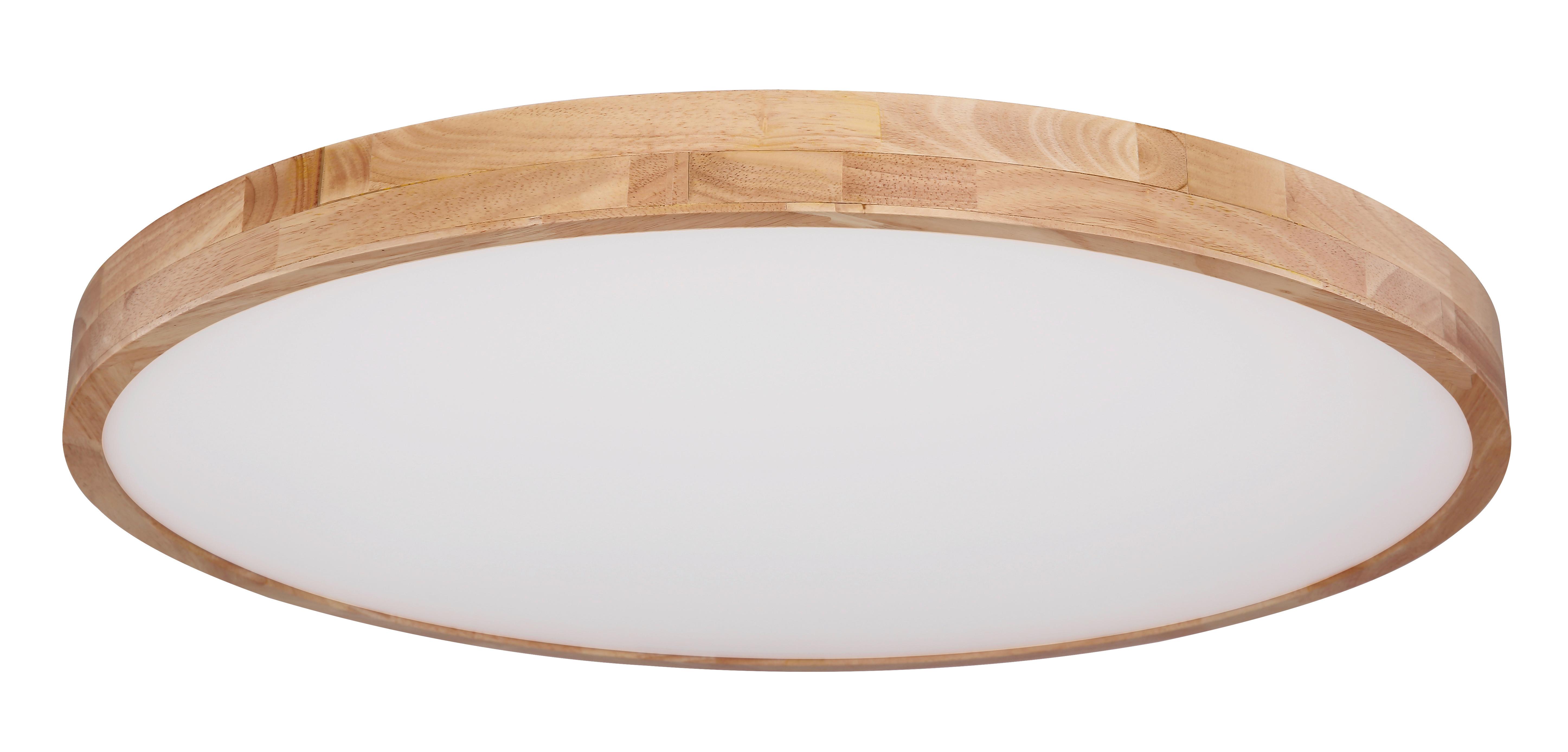 LAMPA SUFITOWA LED 41745-60 - kolor naturalny/biały, Natur, tworzywo sztuczne/metal (80/10,5cm) - Globo