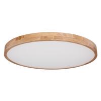 LAMPA SUFITOWA LED 41745-60 - kolor naturalny/biały, Natur, tworzywo sztuczne/metal (80/10,5cm) - Globo