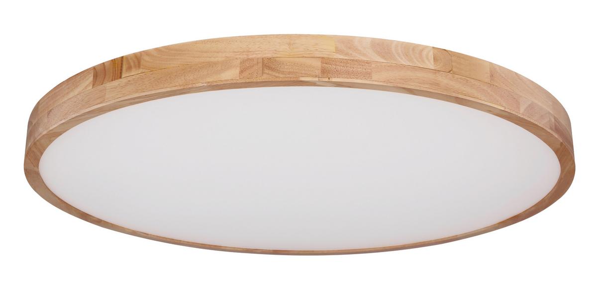 Stropna Led-svetilka Rainer, S Sijalko - bela/bež, Basics, kovina/umetna masa (80/10,5cm) - Globo