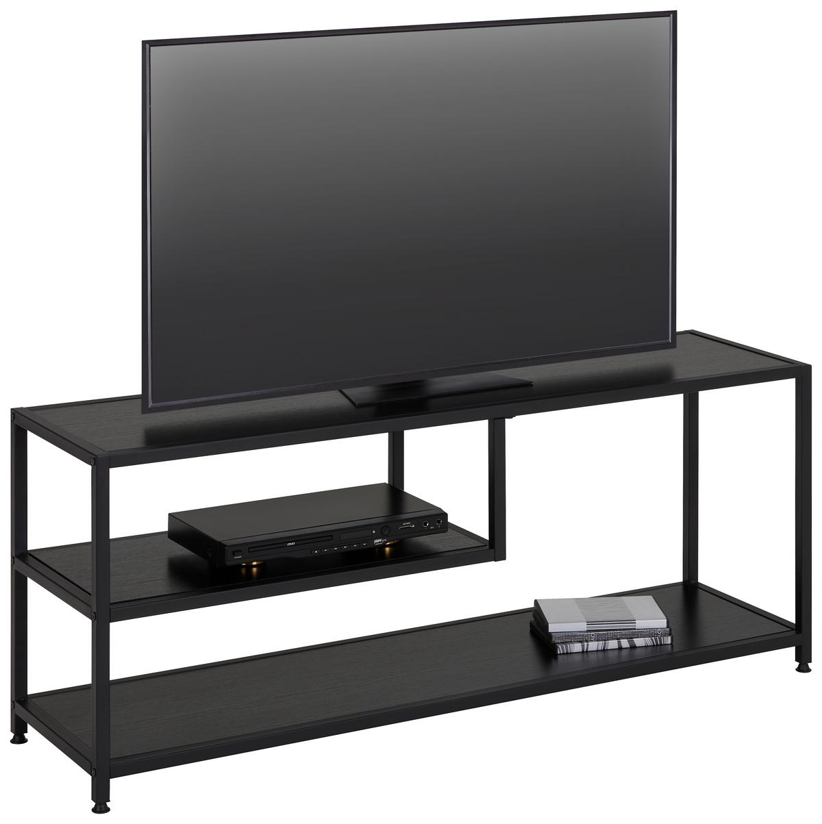 KOMODA NISKA GABE - czarny, Modern, tektura falista/metal (120/50/33cm) - Mömax