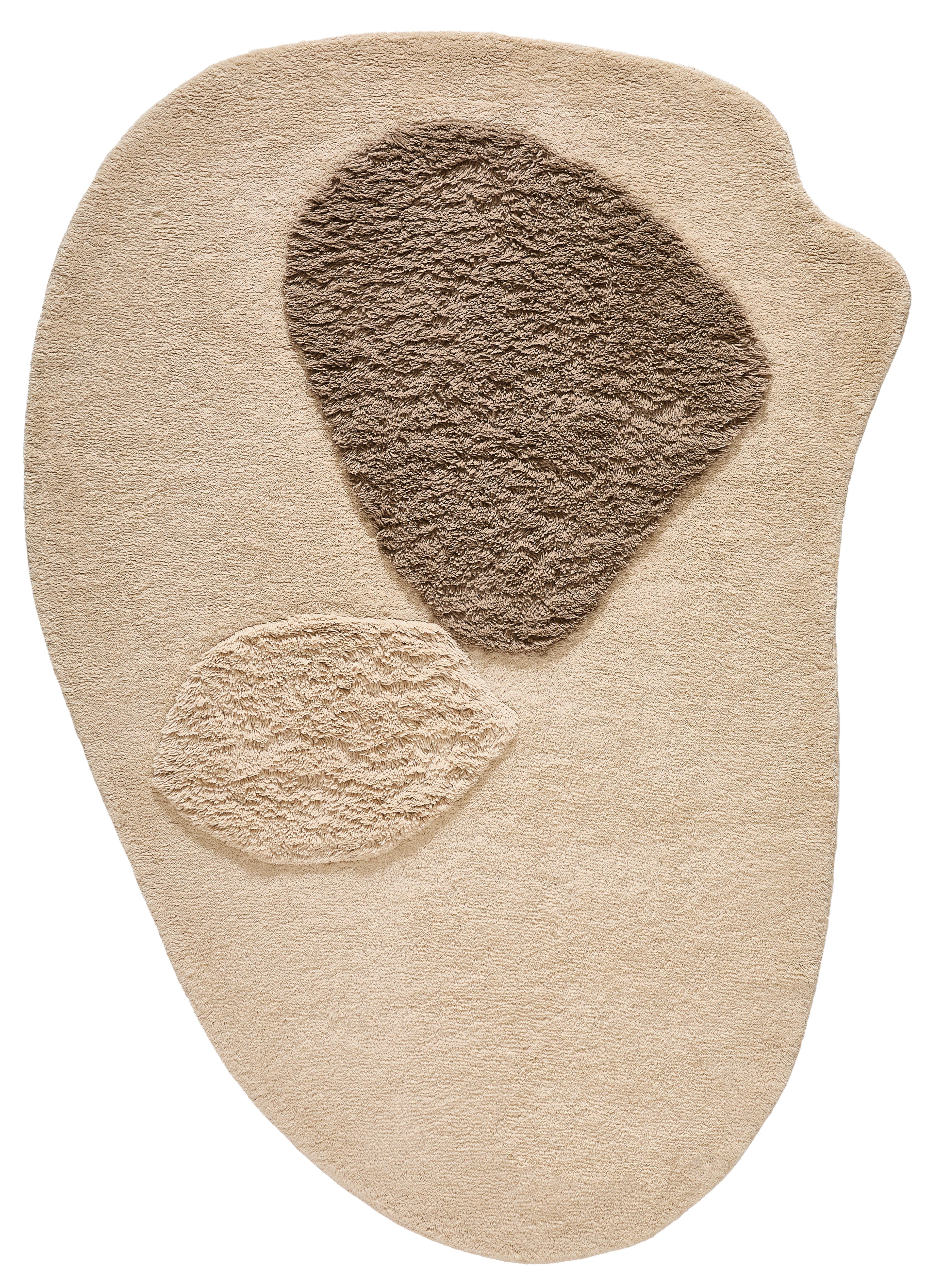 DYWAN TKANY RĘCZNIE ISLAND - beżowy, Natur, tkanina (130/190cm) - Novel