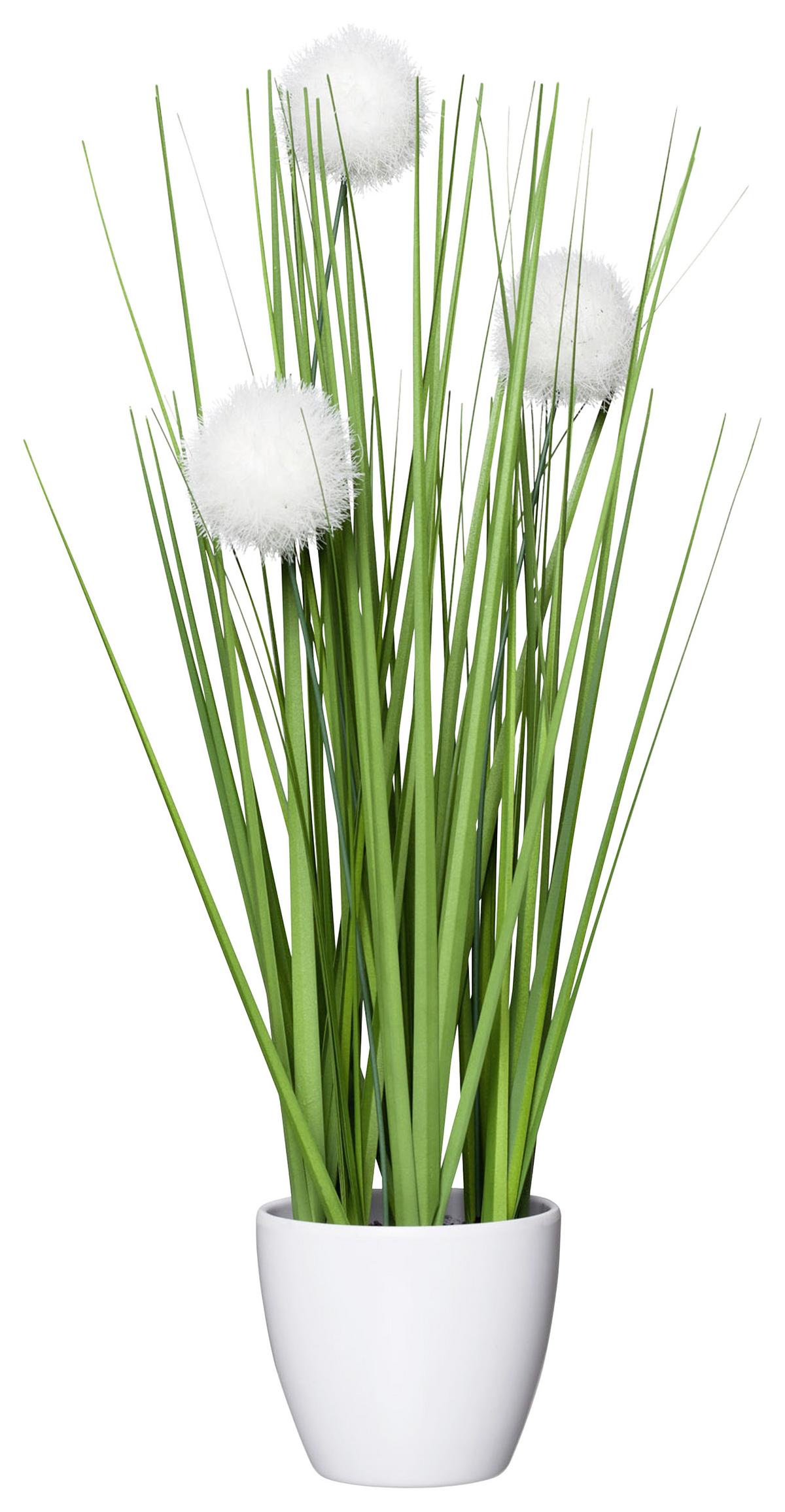 Mănunchi de iarbă Jimmy - verde, Konventionell, plastic (37cm) - Modern Living