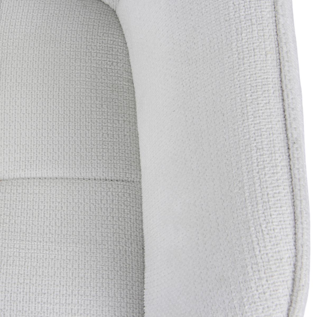 Karosszék Cosima - natúr színű/fehér, Design, textil/fa (59/84/61cm) - Mömax