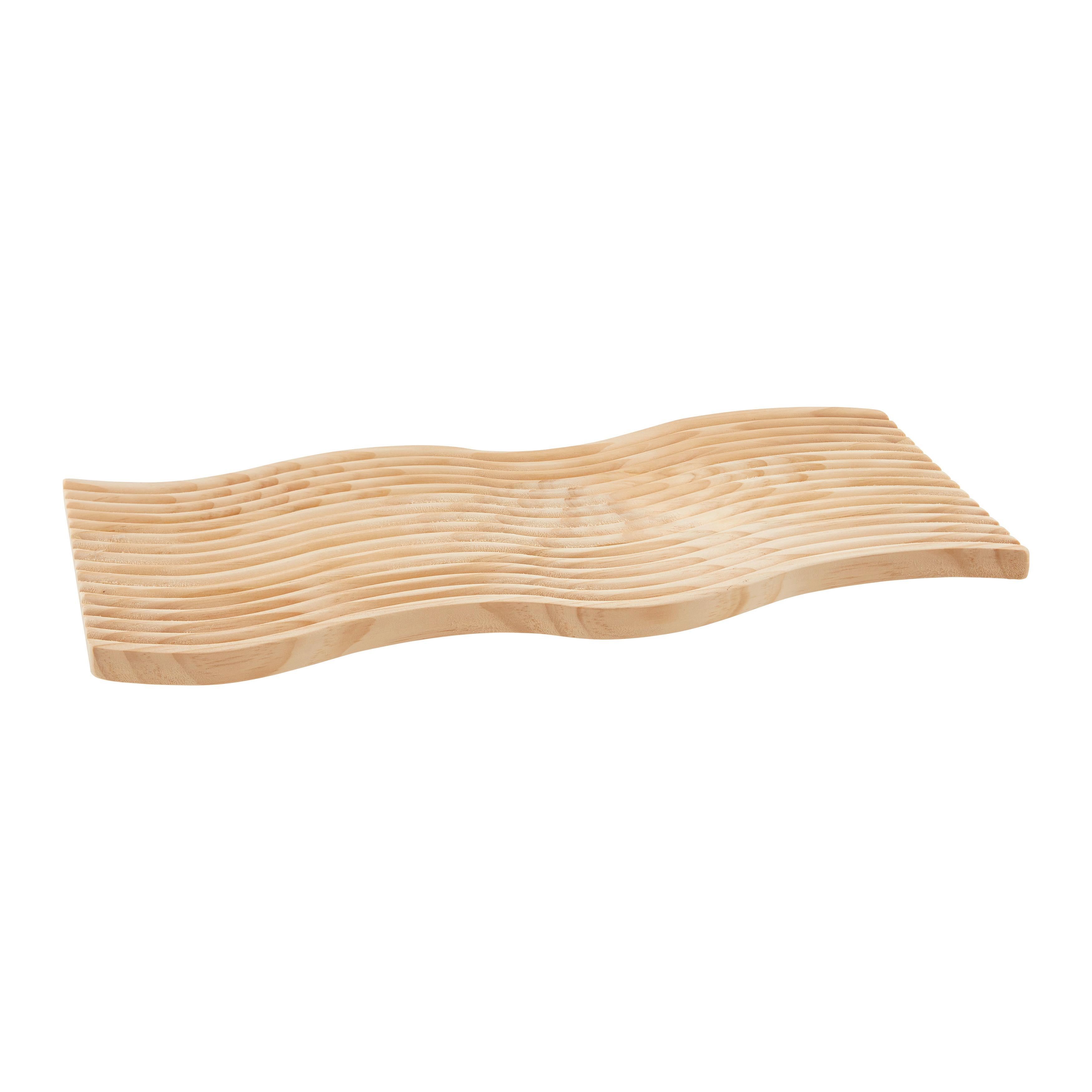 Dekotablett Ralpf Braun - Braun, KONVENTIONELL, Holz (39/1.5/17cm) - Modern Living
