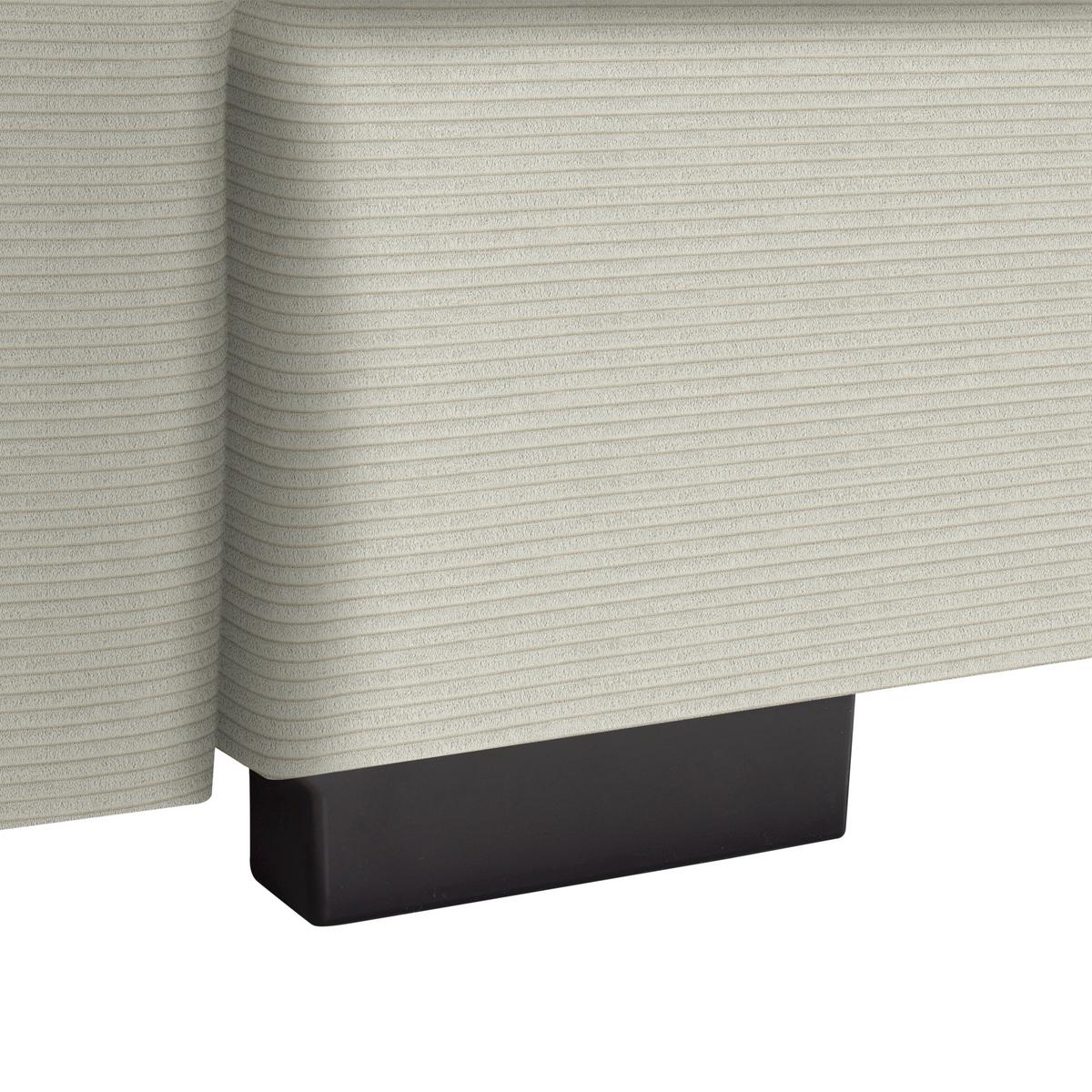 Megasofa Pedro Beige - Beige, MODERN, Holz/Holzwerkstoff (261/83/124cm) - Mömax