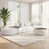 HÖRNSOFFA KIRA - vit/svart, Modern, trä/textil (408/108cm) - Bessagi Home