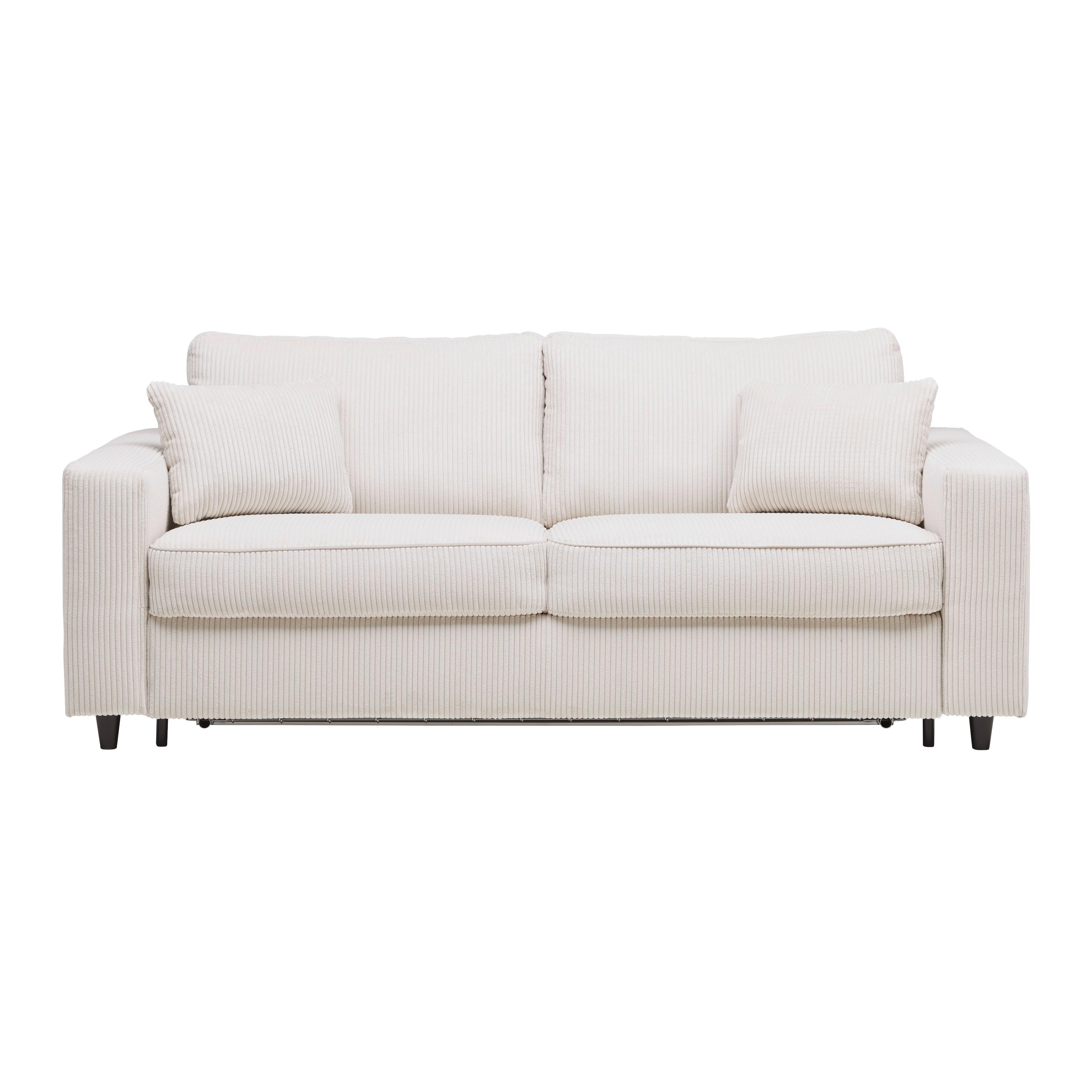 Zofa S Posteljno Funkcijo Agneta, Bež - črna/bež, Moderno, tekstil/les (200/83/97cm) - Premium Living